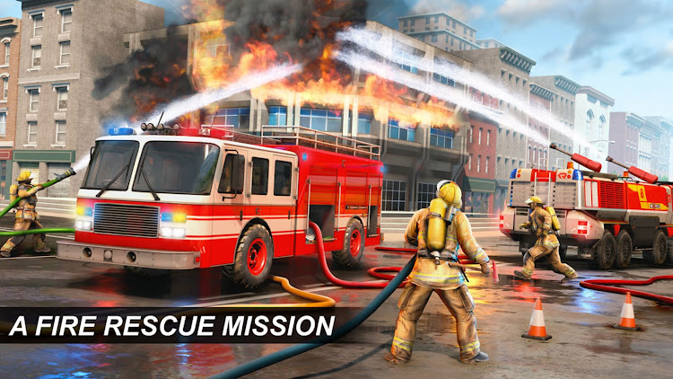 #5. City Rescue: Fire Engine Games (Android) By: AppsInteractive