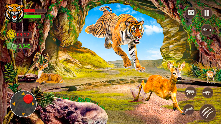 #5. Tiger Games 3d Tiger Simulator (Android) By: Parco Games