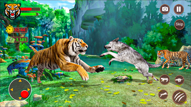 #6. Tiger Games 3d Tiger Simulator (Android) By: Parco Games