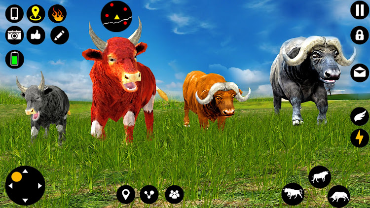 #5. Angry Bull Attack Fight Games (Android) By: Parco Games