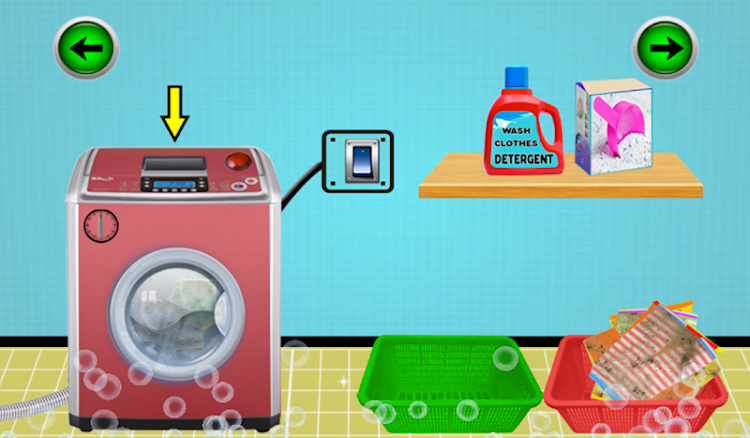 #7. Little Wash Laundry Cloth (Android) By: risekg