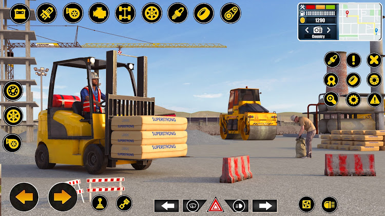 #3. 3D City Road Construction Game (Android) By: Enver Studio