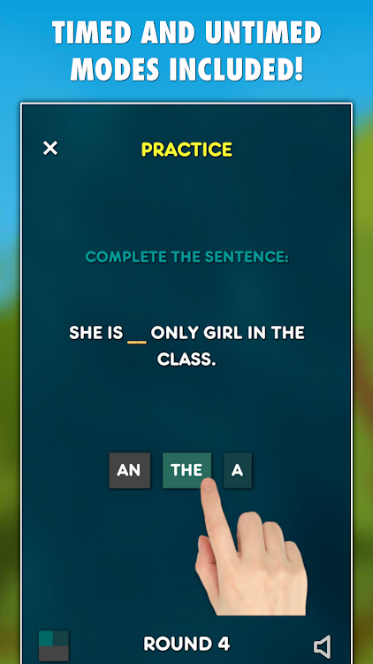 #3. Articles Grammar Test PRO (Android) By: LittleBigPlay - Word, Educational & Puzzle Games