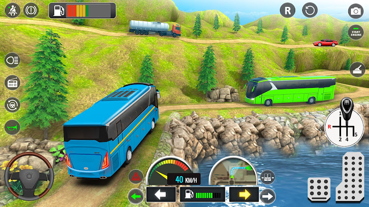 #2. Bus Simulator 3D - Bus Games (Android) By: Zee Vision Games