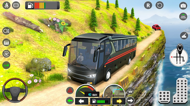 #6. Bus Simulator 3D - Bus Games (Android) By: Zee Vision Games