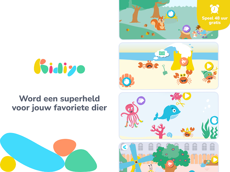 #7. Kidiyo - Natuurhelden! (Android) By: Kids Worldwide Factory