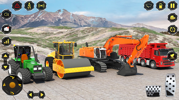 #6. City Construction JCB Game 3D (Android) By: Games Quest