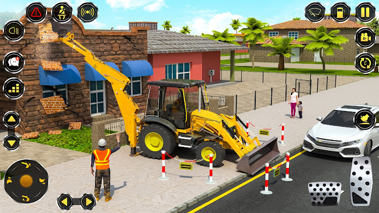 #7. City Construction JCB Game 3D (Android) By: Games Quest