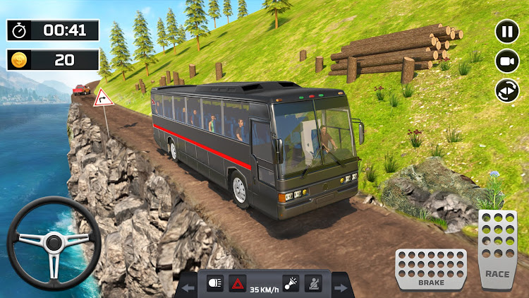 #2. Offroad Bus Simulator Bus Game (Android) By: GamePark