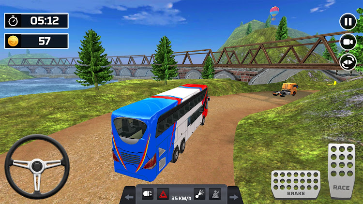 #3. Offroad Bus Simulator Bus Game (Android) By: GamePark