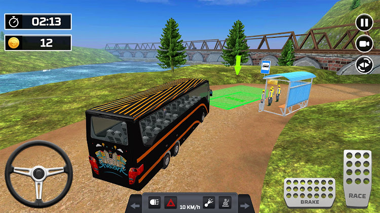 #4. Offroad Bus Simulator Bus Game (Android) By: GamePark