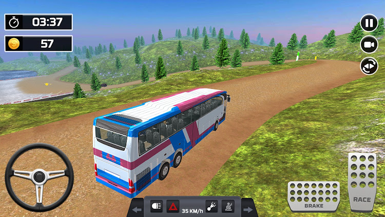 #6. Offroad Bus Simulator Bus Game (Android) By: GamePark