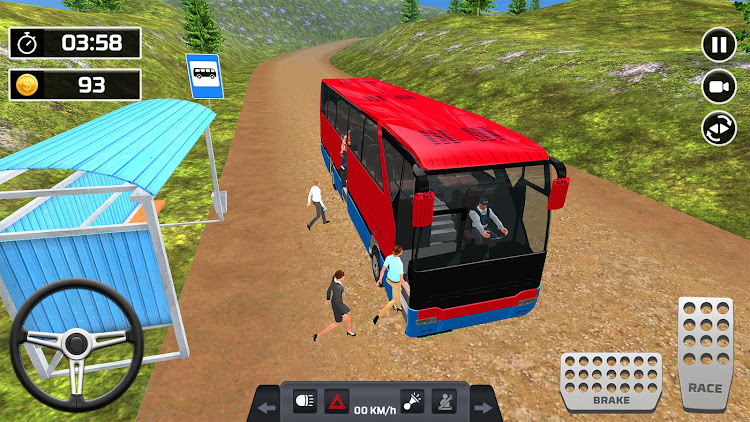 #7. Offroad Bus Simulator Bus Game (Android) By: GamePark