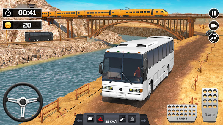 #9. Offroad Bus Simulator Bus Game (Android) By: GamePark