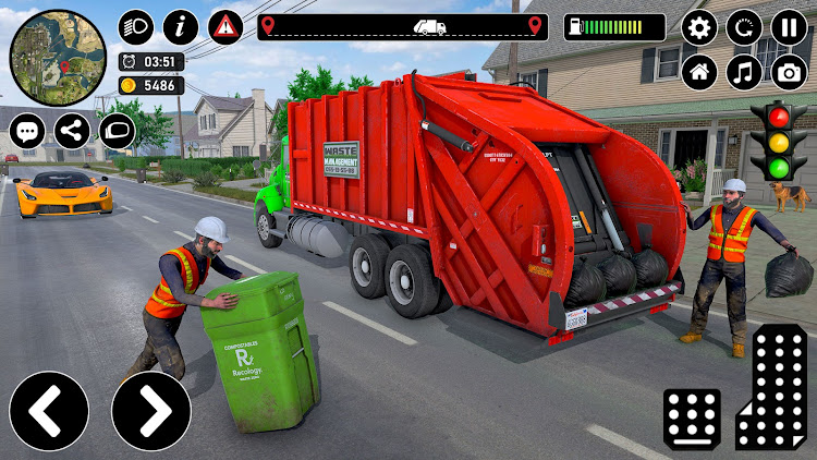 #3. Garbage Truck Games 2024 (Android) By: TeeToo