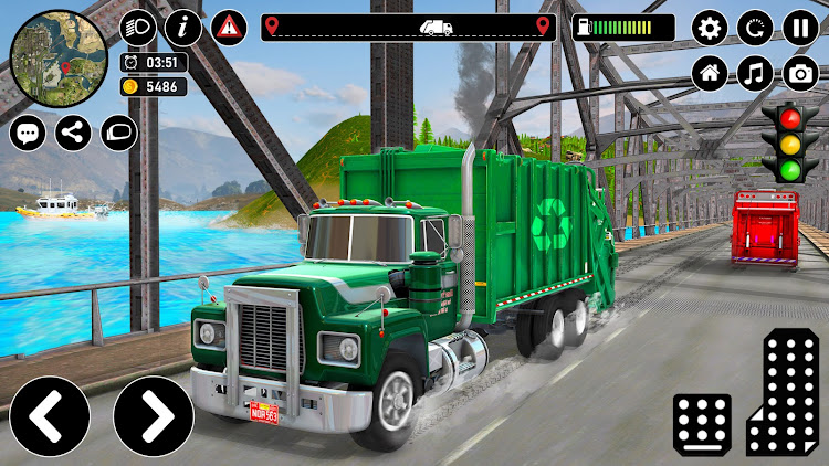 #5. Garbage Truck Games 2024 (Android) By: TeeToo