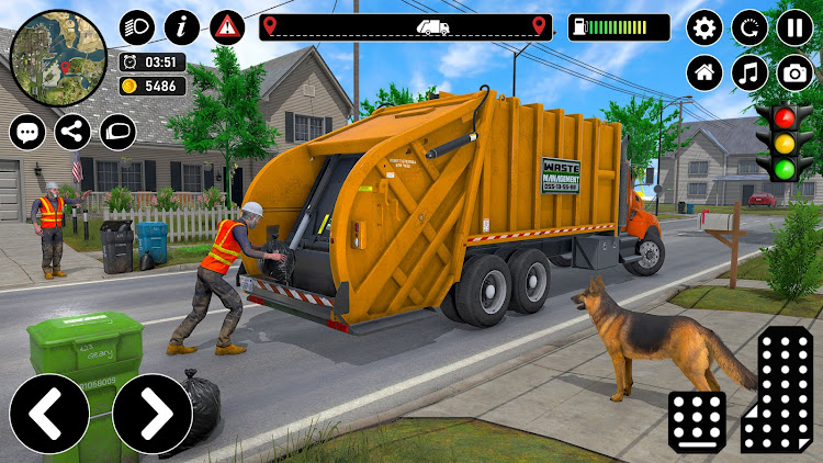 #6. Garbage Truck Games 2024 (Android) By: TeeToo