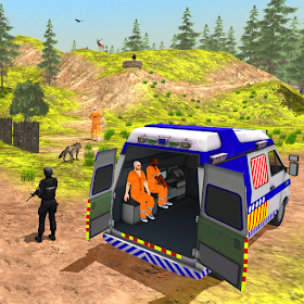 Police Car Van Driving Game 3D