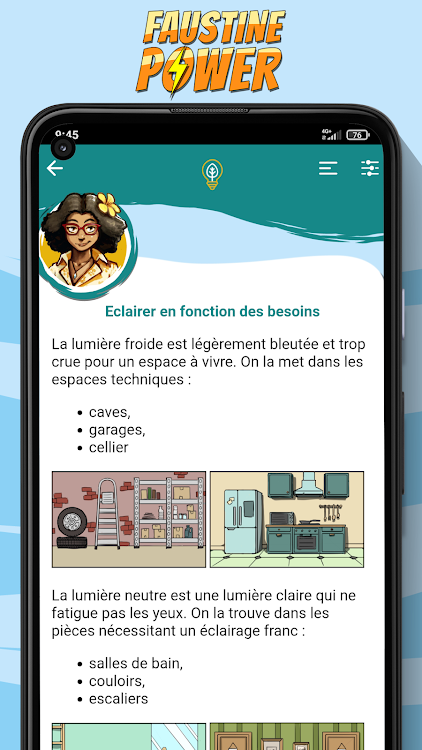 #3. Faustine Power (Android) By: Furet Company