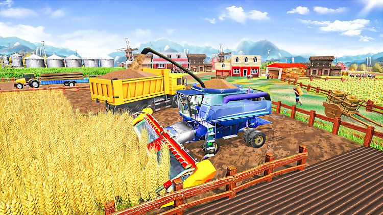 #3. Real Tractor Farming Drive 3D (Android) By: Gamepause Studio