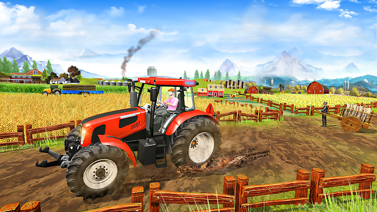 #5. Real Tractor Farming Drive 3D (Android) By: Gamepause Studio