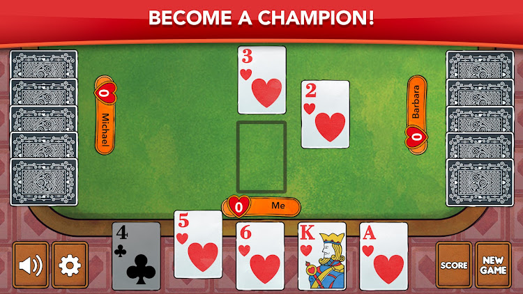 #2. Hearts - Card Game Classic (Android) By: FIOGONIA LIMITED