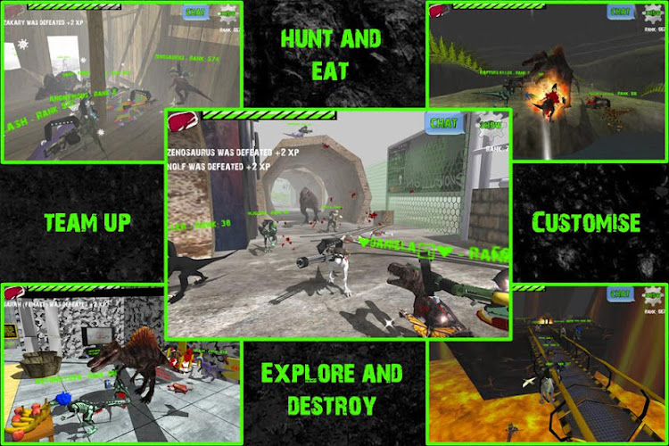 #2. Raptors Online - Gun Dinosaurs (Android) By: StephenAllen