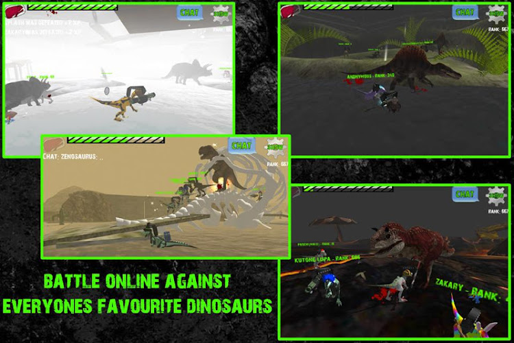 #4. Raptors Online - Gun Dinosaurs (Android) By: StephenAllen