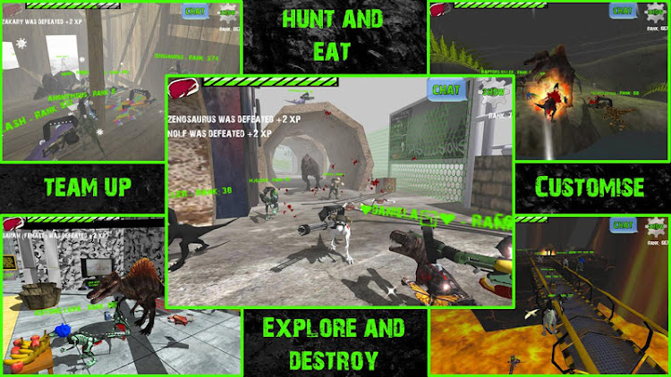 #8. Raptors Online - Gun Dinosaurs (Android) By: StephenAllen