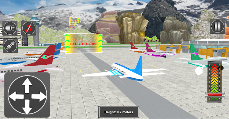 #5. City Plane Simulator Game (Android) By: Twins Inc.