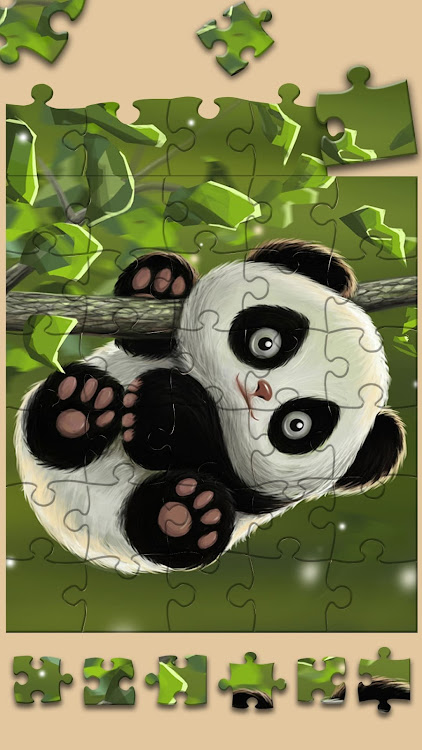 #4. Animal Jigsaw: Brain Puzzles (Android) By: C.C.T Games