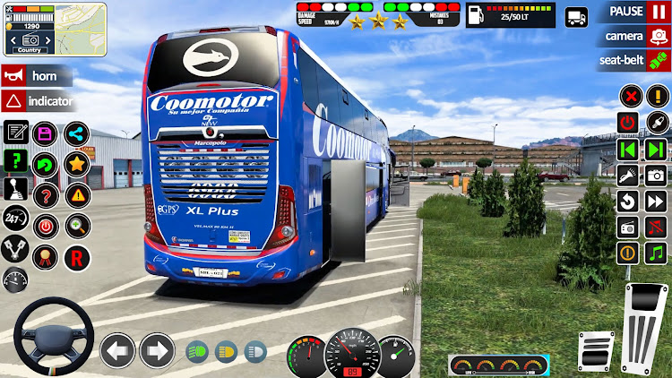 #4. US Public Bus Driving Games 3d (Android) By: Click Gaming Studio