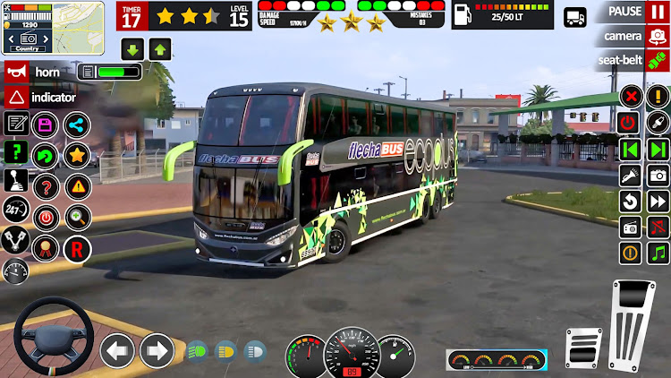 #5. US Public Bus Driving Games 3d (Android) By: Click Gaming Studio