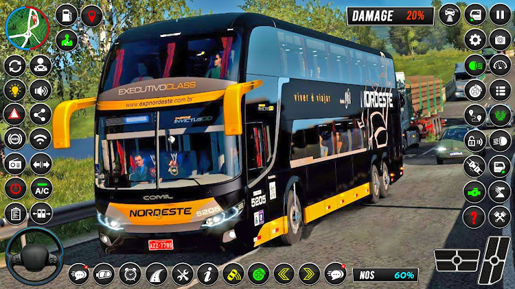 #6. US Public Bus Driving Games 3d (Android) By: Click Gaming Studio