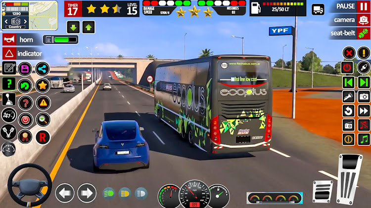 #8. US Public Bus Driving Games 3d (Android) By: Click Gaming Studio