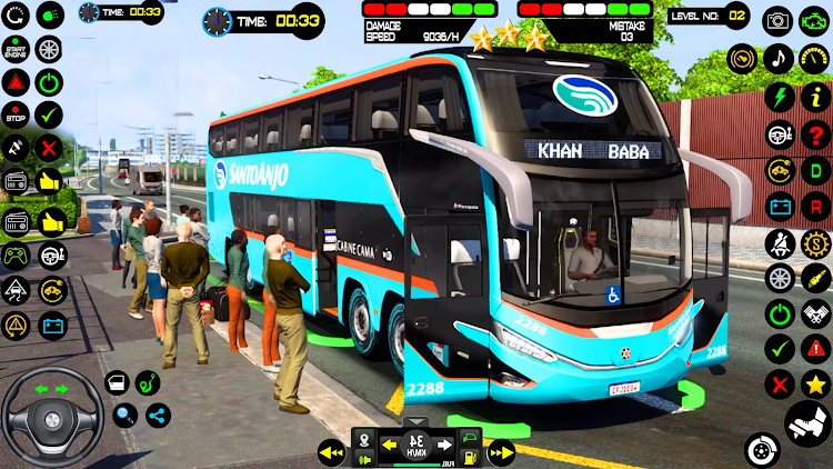 #9. US Public Bus Driving Games 3d (Android) By: Click Gaming Studio