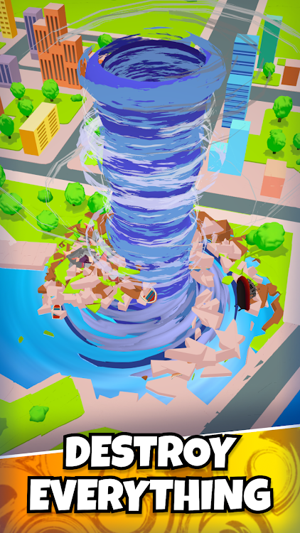 #4. Idle Tornado 3D (Android) By: YALP GAMES LLC