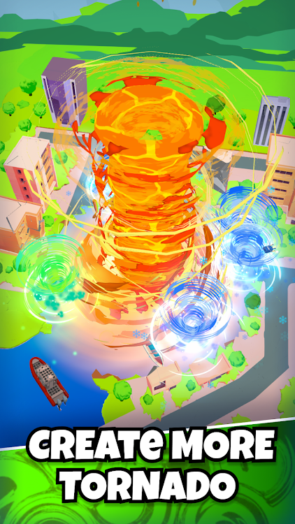 #7. Idle Tornado 3D (Android) By: YALP GAMES LLC