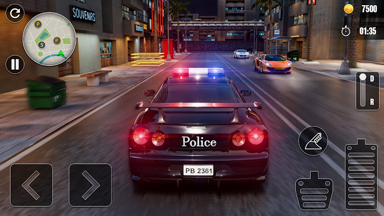 #4. Police Car Parking & Driving (Android) By: Games Soft