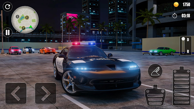 #3. Police Car Parking & Driving (Android) By: Games Soft