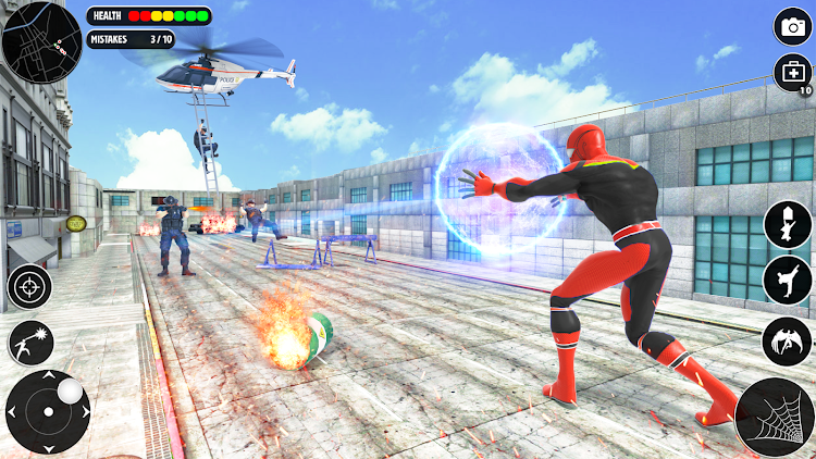 #2. Spider Fighting Man Hero Games (Android) By: K9 Studio