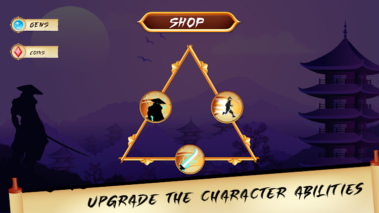 #3. Ninja Ayzen : Shadow's Path (Android) By: Arhpez Technologies