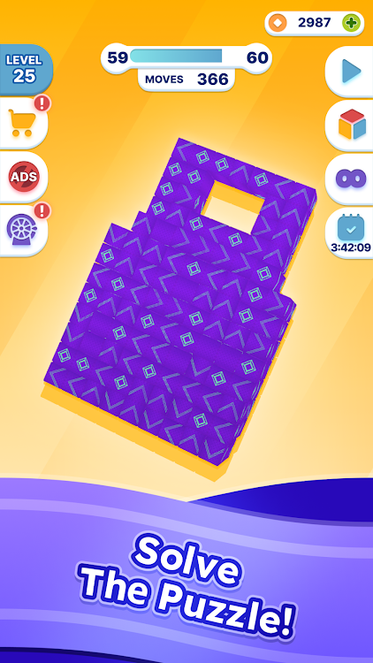 #5. Tap Block Puzzle: 3D Сube Game (Android) By: RexGround