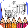 Coloring Truck Glitter icon