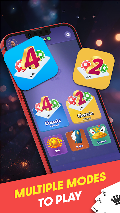 #3. Seep Star - Online Card Game (Android) By: Flecks Labs