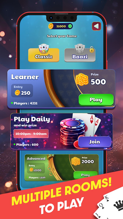 #5. Seep Star - Online Card Game (Android) By: Flecks Labs