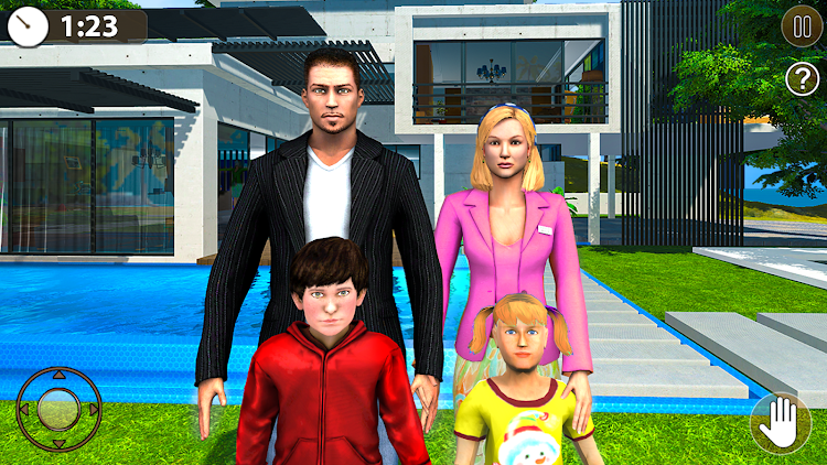 #6. Family Simulator Baby Games 3D (Android) By: Legendary Cluster Arena