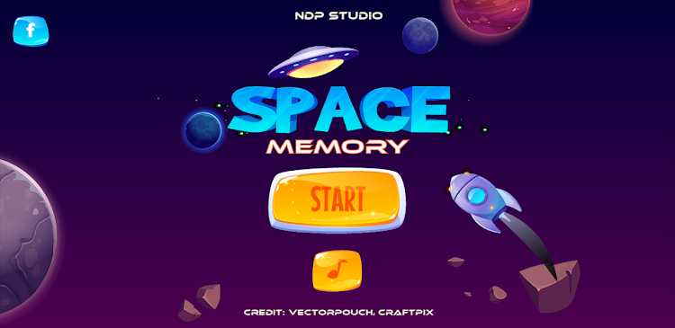 #4. Space Memory (Android) By: NDP Studio