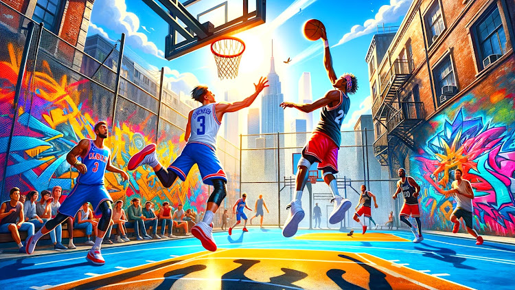 #6. Basketball Game 2024 Offline (Android) By: Power Play Games