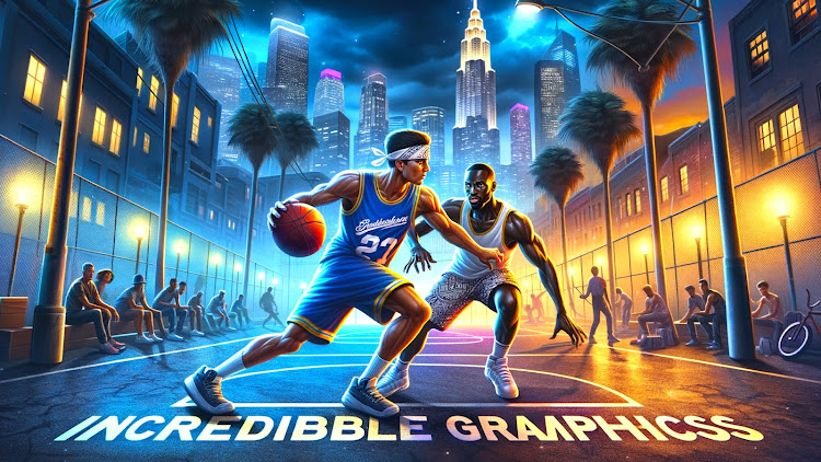 #7. Basketball Game 2024 Offline (Android) By: Power Play Games